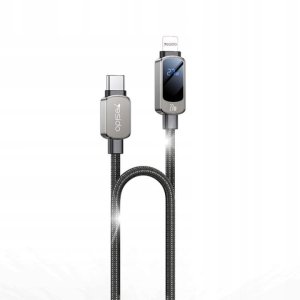 Kabel USB Pan i Pani Gadżet USB-C - Lightning 1.2 m Czarny (CA180) 4