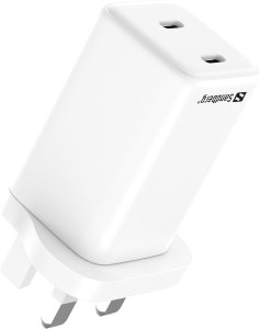 AC Charger Dual USB-C PD65W UK 2