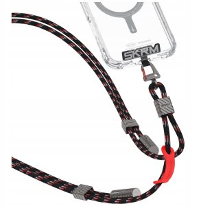 Uniwersalna smycz do telefonu kabel 2w1 Skinarma Dyno Ve USB-C/USB-C czarny 2