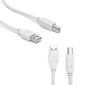 Kabel do drukarki USB 2.0 AM-BM 3 m szary 3