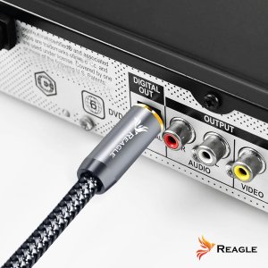 Kabel Reagle Toslink - Toslink 2m szary 7