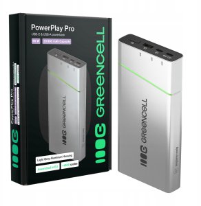 Powerbank Green Cell PowerPlay Pro 20800mAh Srebrny 2
