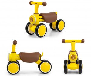 Rowerek biegowy Milly Mally Pojazd York Yellow 8