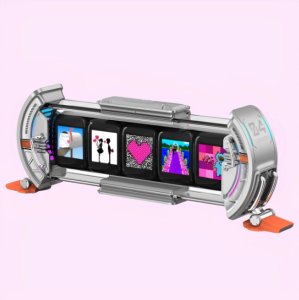 Divoom Times Gate - pink - Wyświetlacz informacyjny Pixel Art. 3