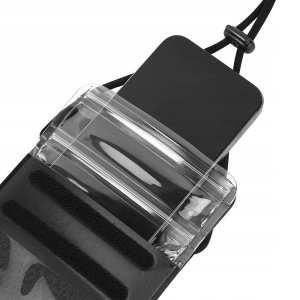 Wodoodporne etui na telefon Hoco IP68 240 x 120 x 15 mm HX53 czarne 2