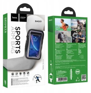 Hoco Etui na telefon do biegania BAG01 czarne 2