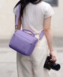 Kabura Torba Fotograficzna Foto Sling Na Aparat Dslr Dron Kamerę Gimbal K&f / Kf13.179v7 / Fioletowy 5