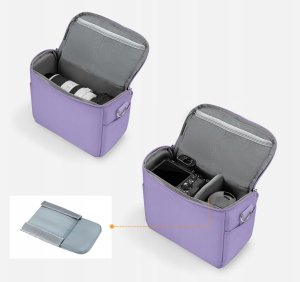 Kabura Torba Fotograficzna Foto Sling Na Aparat Dslr Dron Kamerę Gimbal K&f / Kf13.179v7 / Fioletowy 6