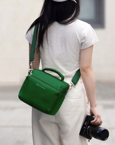 Kabura Torba Fotograficzna Foto Sling Na Aparat Dslr Dron Kamerę Gimbal K&f / Kf13.179v8 / Zielony 5