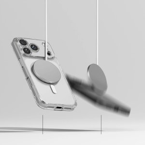Ringke Etui Fusion Magnetic MagSafe do Apple iPhone 17 Pro Max Clear 6