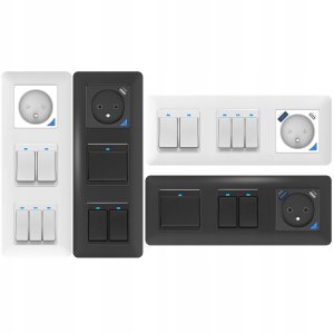 Schneider Electric T400U PSMART Smart gniazdo białe Wi-Fi TUYA pomiar USB+USB-C 7
