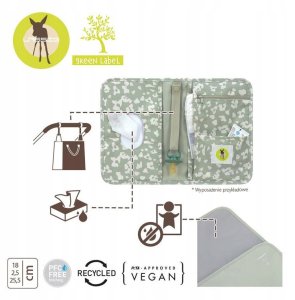 Lassig Green Label Przewijak podrozny z etui na akcesoria Leo light khaki 5