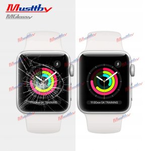 SZYBA SZKŁO WYŚWIETLACZA KLEJ OCA DO APPLE WATCH 4 44mm MUSTTBY (5904858310746) 5