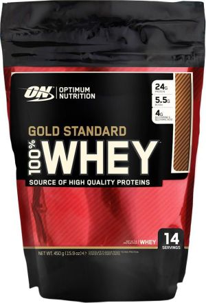 Optimum Nutrition 100% Whey Gold Standard Mocna czekolada 450g 1