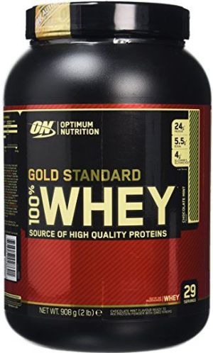 Optimum Nutrition 100% Whey Gold Standard Biała czekolada-malina 908g 2