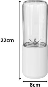 Blender kielichowy bezprzewodowy usb mikser do smoothie mini blender 150w 6