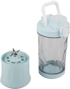 Blender kielichowy Verk Blender do smoothie przenośny usb bezprzewodowy rozdrabniacz lodu niebieski 6