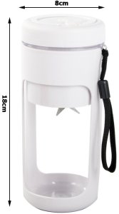 Blender kielichowy Verk Blender do smoothie przenośny usb bezprzewodowy rozdrabniacz do lodu smycz 7