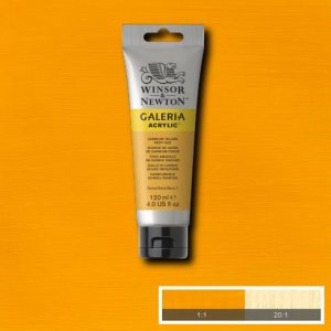 Winsor & Newton Galeria, 120 ml, Yellow, Tube 2