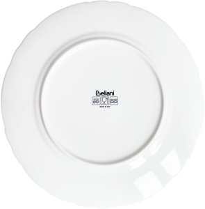 Zastawa stołowa 16-częściowa ELDERBERRY Porcelana Biały 12