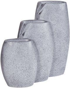 Fontanna ogrodowa z LED szara ARKLE 4