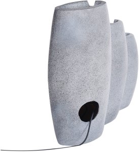 Fontanna ogrodowa z LED szara ARKLE 7