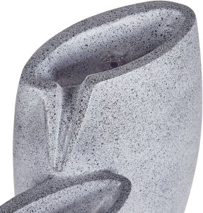 Fontanna ogrodowa z LED szara ARKLE 9