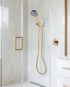 Słuchawka prysznicowa z wężem SURIPA Złoty 2