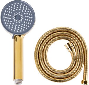 Słuchawka prysznicowa z wężem SURIPA Złoty 4