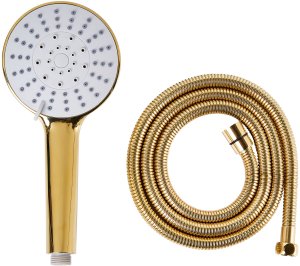 Słuchawka prysznicowa z wężem UCHIZA Złoty 4