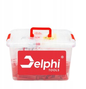 SYSTEM POZIOMOWANIA PŁYTEK ZESTAW 500x KLIPSY 1,5mm 100x KLINY SZCZYPCE 2