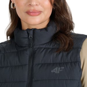 Kamizelka damska 4F F218 czarna 4FWAW25TVJAF218 20S L 4