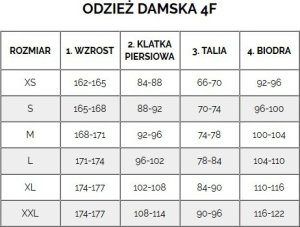 Kamizelka damska 4F F218 czarna 4FWAW25TVJAF218 20S L 7