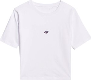 Koszulka damska 4F F2971 biała 4FWAW25TTSHF2971 10S L 2