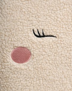 Toaletka dziecięca z taboretem Fotel dziecięcy Jednorożec LULEA Boucle Jasnobeżowy 10