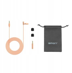 Mikrofon SmallRig 3389 - mikrofon krawatowy 3,5 mm Simorr Wave L1 3
