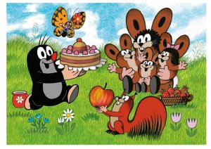 Puzzle baby 24 Krecik Urodziny 2