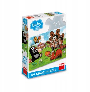 Puzzle baby 24 Krecik Urodziny 4