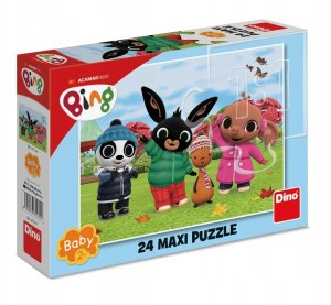 Puzzle baby 24 Królik Bing jesienną porą 4