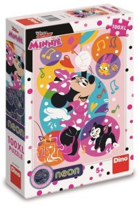 Puzzle XL świecące w ciemności Myszka Minnie 100el 3