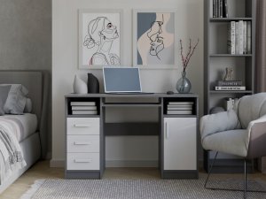 Biurko InMondo Delta Antracytowe 120 cm x 60 cm 2