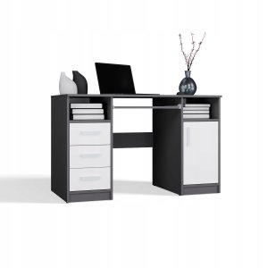 Biurko InMondo Delta Antracytowe 120 cm x 60 cm 6