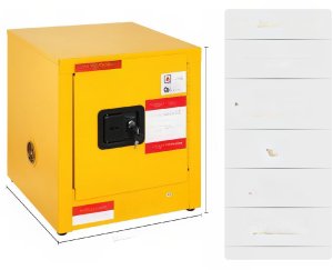 Szafka Bezpieczeństwa 43 x 43 x 46 cm szafka BHP na substancje łatwopalne 6