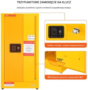 Szafka Bezpieczeństwa 90 x 46 x 46 cm 11