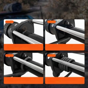 Vevor Syntetyczna lina wyciągarki 12T 30m 9.5mm z hakiem uniwersalna SUV off-road 4