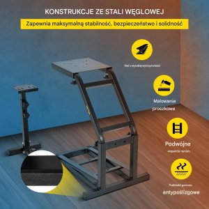 Stojak do kierownicy G29 G27 G25 regulowany symulator wyścigowy GT 10
