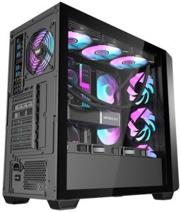 Obudowa Darkflash DS900WD + 4 wentylatory ARGB 6