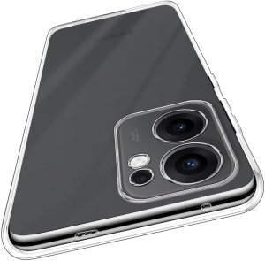 krainaGSM Etui do Oppo Reno 13 FS 5G | F 5G WZMACNIANE SILIKONOWE PRZEZROCZYSTE Szkło 2