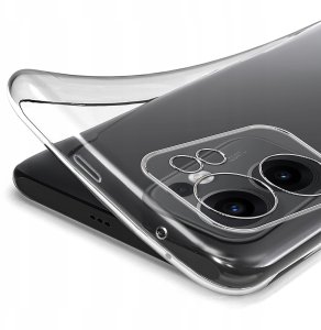 krainaGSM Etui do Oppo Reno 13 FS 5G | F 5G WZMACNIANE SILIKONOWE PRZEZROCZYSTE Szkło 5