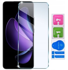 Etui z klapką do Oppo Reno 13 FS 5G| F 5G Zamykane Czarne Futerał +Szkło 9H 10